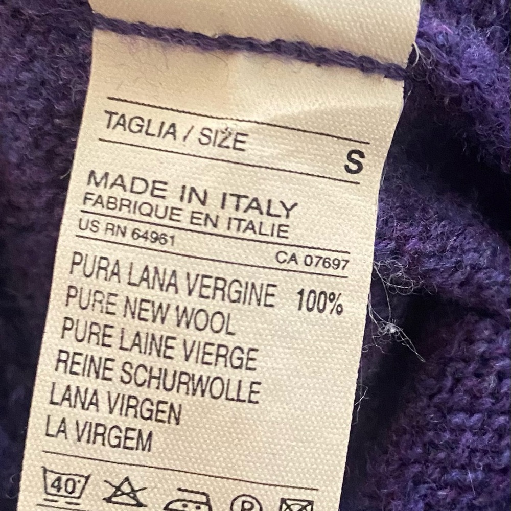 United Colors Of Benetton Purple Sweater